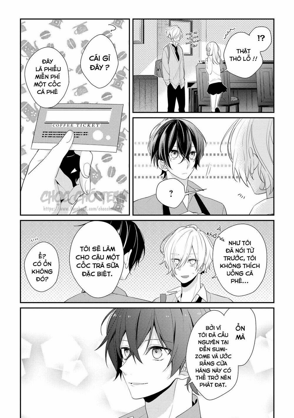 houkago wa kissaten de chapter 6 - Trang 2