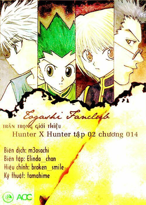 hunter x hunter chương 14 - Next chương 15