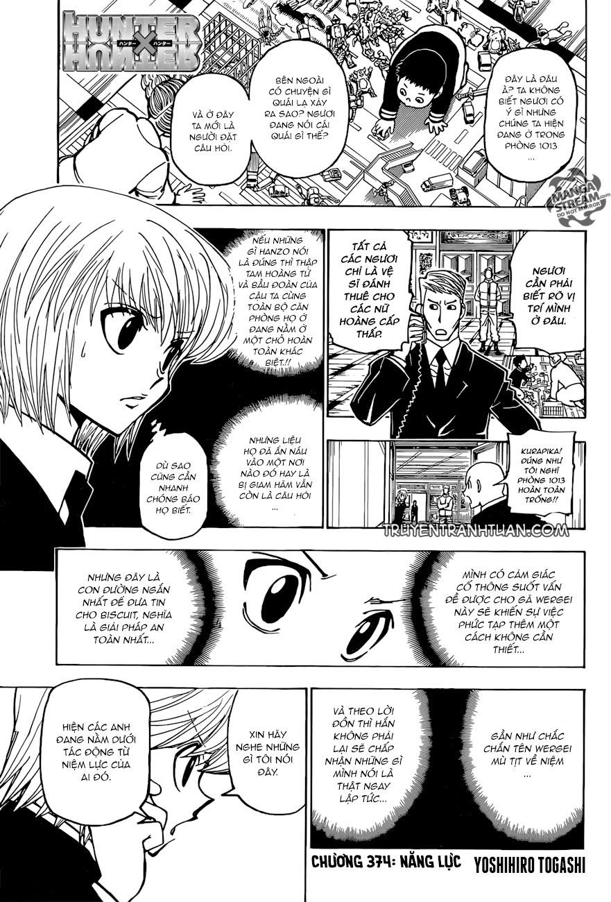 hunter x hunter chương 374 - Next chương 375