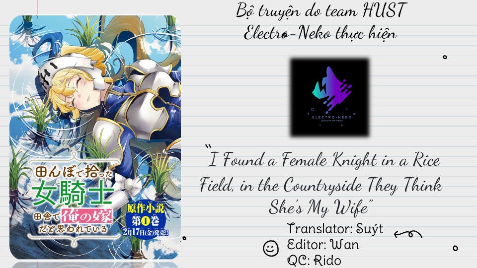 i found a female knight in a rice field, in the countryside they think she’s my wife chương 20 - Trang 2