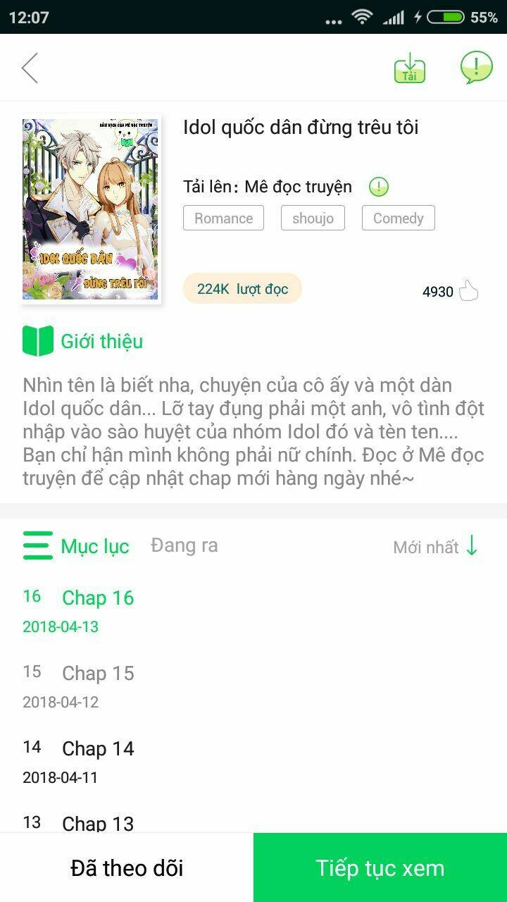 Idol Quốc Dân Đừng Trêu Tôi Chapter 13 - Trang 2