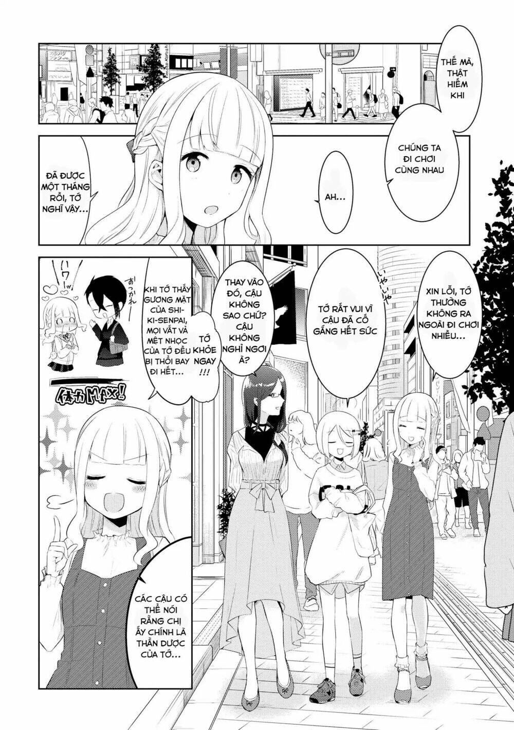 ikemen sugidesu shiki-senpai! chapter 3 - Trang 2