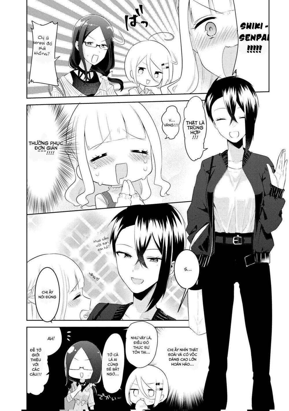 ikemen sugidesu shiki-senpai! chapter 3 - Trang 2