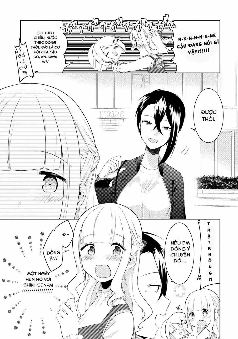 ikemen sugidesu shiki-senpai! chapter 3 - Trang 2