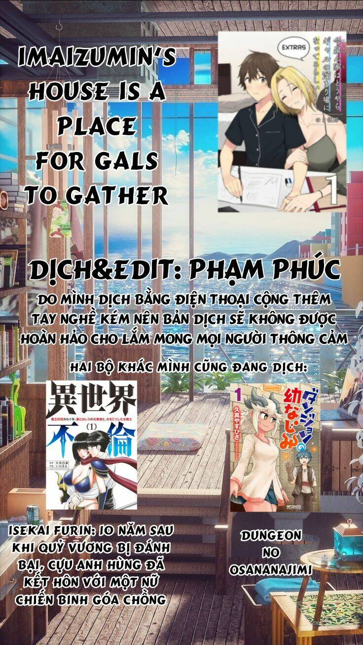 imaizumin’s house is a place for gals to gather chapter 6 - Trang 2