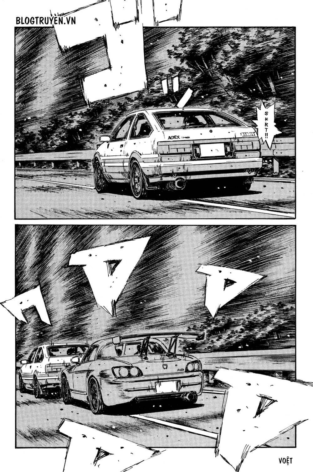 initial d chapter 372: - bẻ lái với cánh tay lực - Trang 2