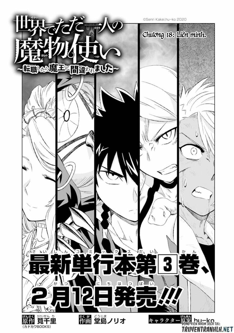 isekai de tadahitori no mamono tsukai ~ tenshoku shitara maou ni machigawa remashita chapter 18 - Trang 2