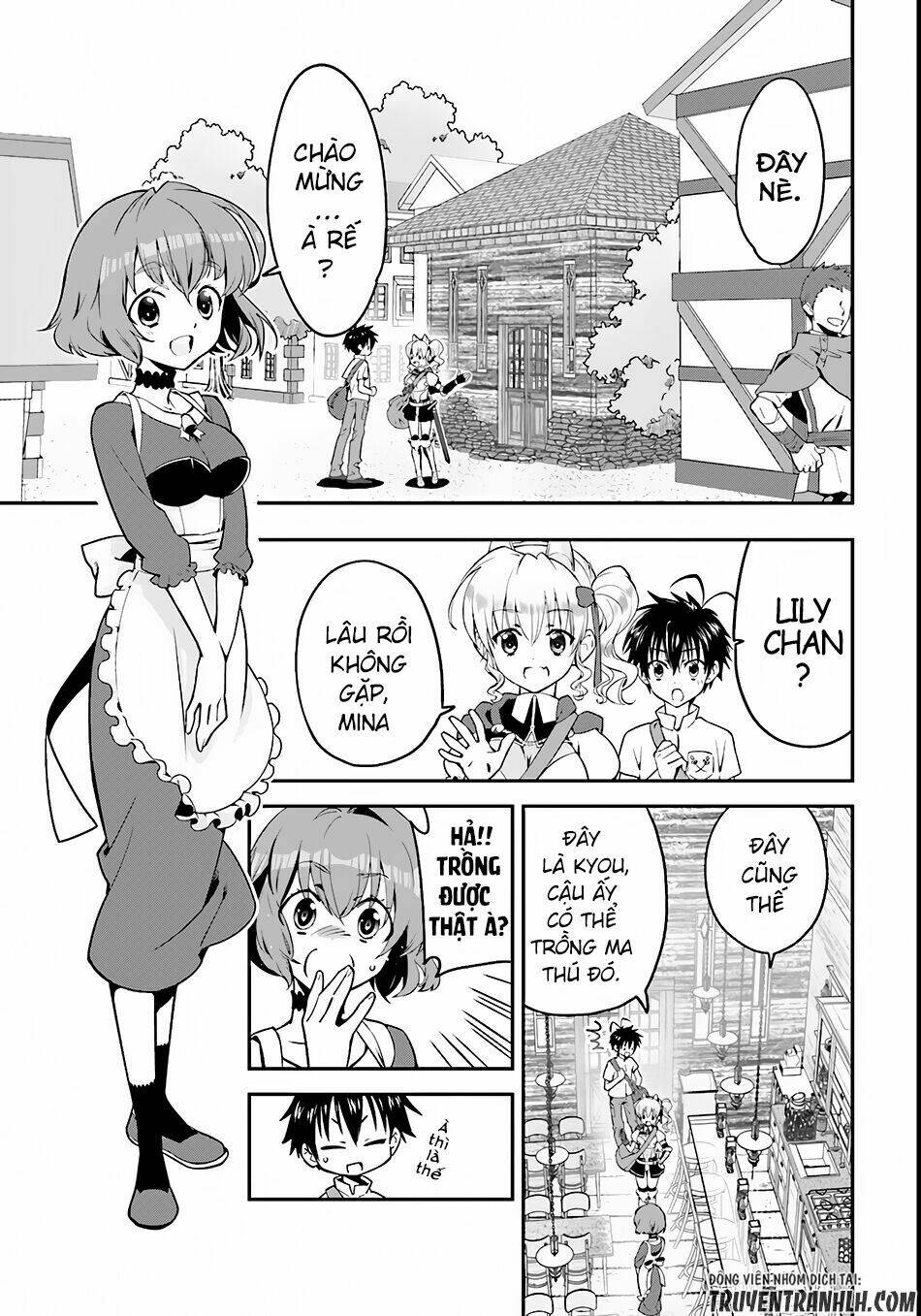 isekai desu ga mamono saibai shiteimasu chapter 1 - Trang 2