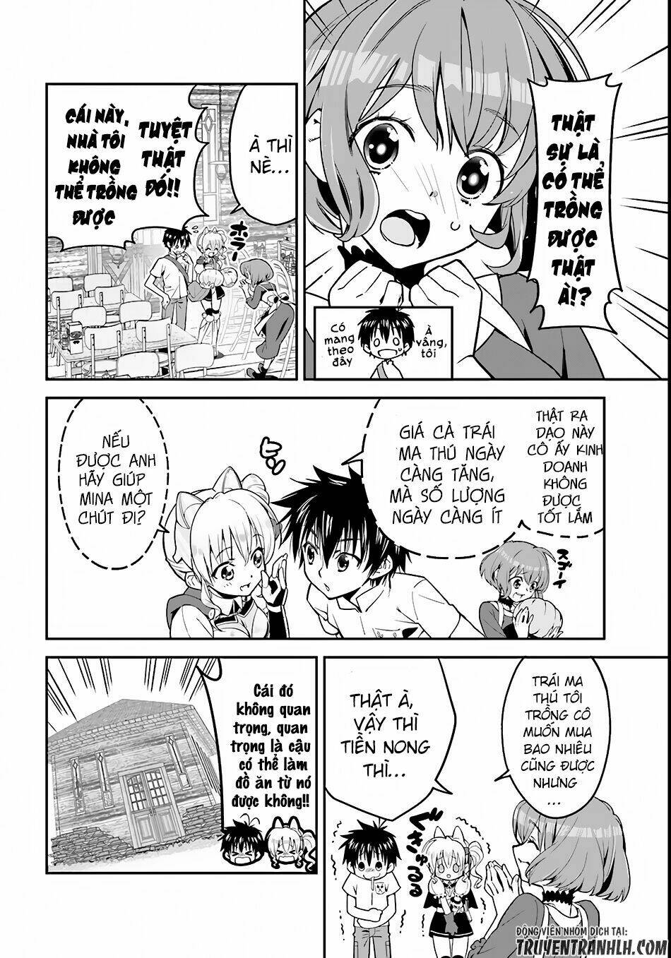 isekai desu ga mamono saibai shiteimasu chapter 1 - Trang 2