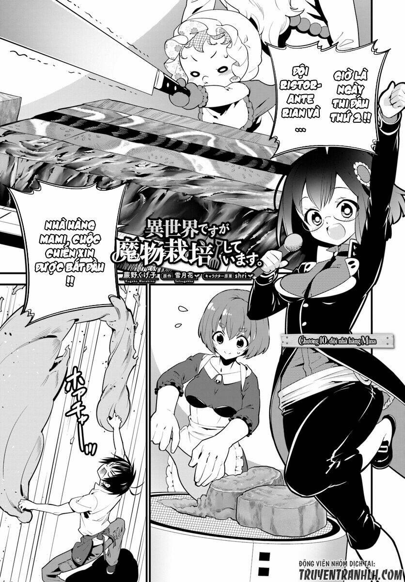 isekai desu ga mamono saibai shiteimasu chapter 10 - Trang 2