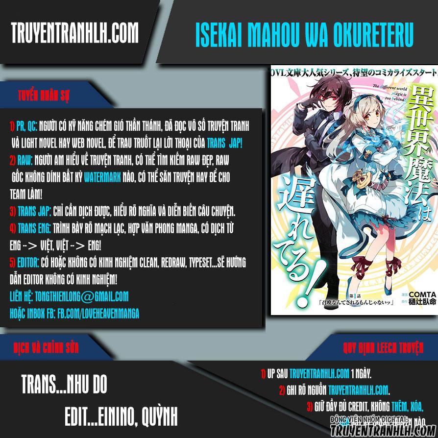 isekai mahou wa okureteru! chapter 4.5 - Next chapter 5