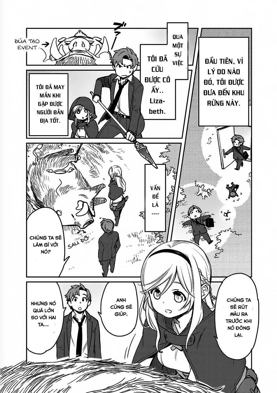 Isekai Ni Kita Mitai Dakedo Ikanisureba Yoi No Darou Chapter 2 - Trang 2