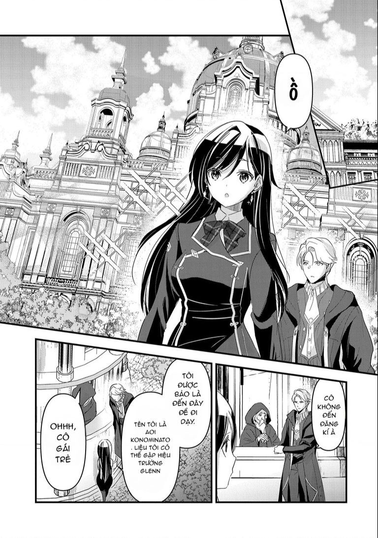 isekai teni shite kyoushi ni natta ga, majo to osorerareteiru ken ~aoi-sensei no gakuen funtou nisshi~ Chapter 2 - Next chương 3