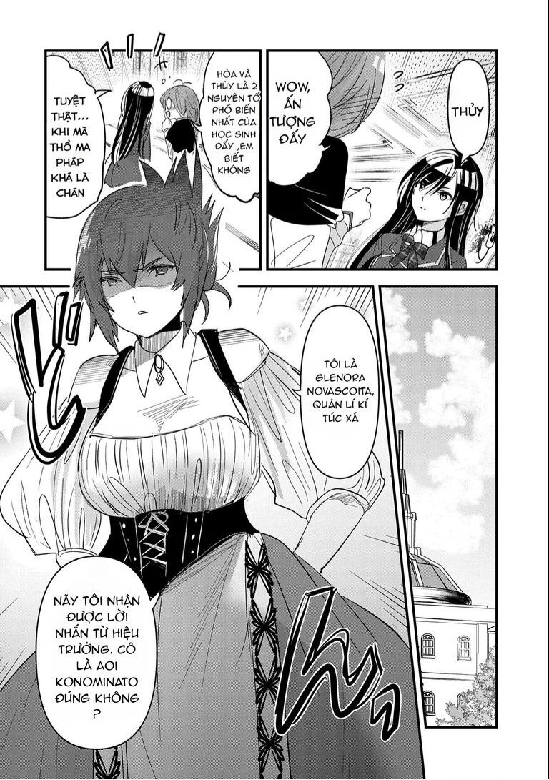 isekai teni shite kyoushi ni natta ga, majo to osorerareteiru ken ~aoi-sensei no gakuen funtou nisshi~ Chapter 2 - Next chương 3