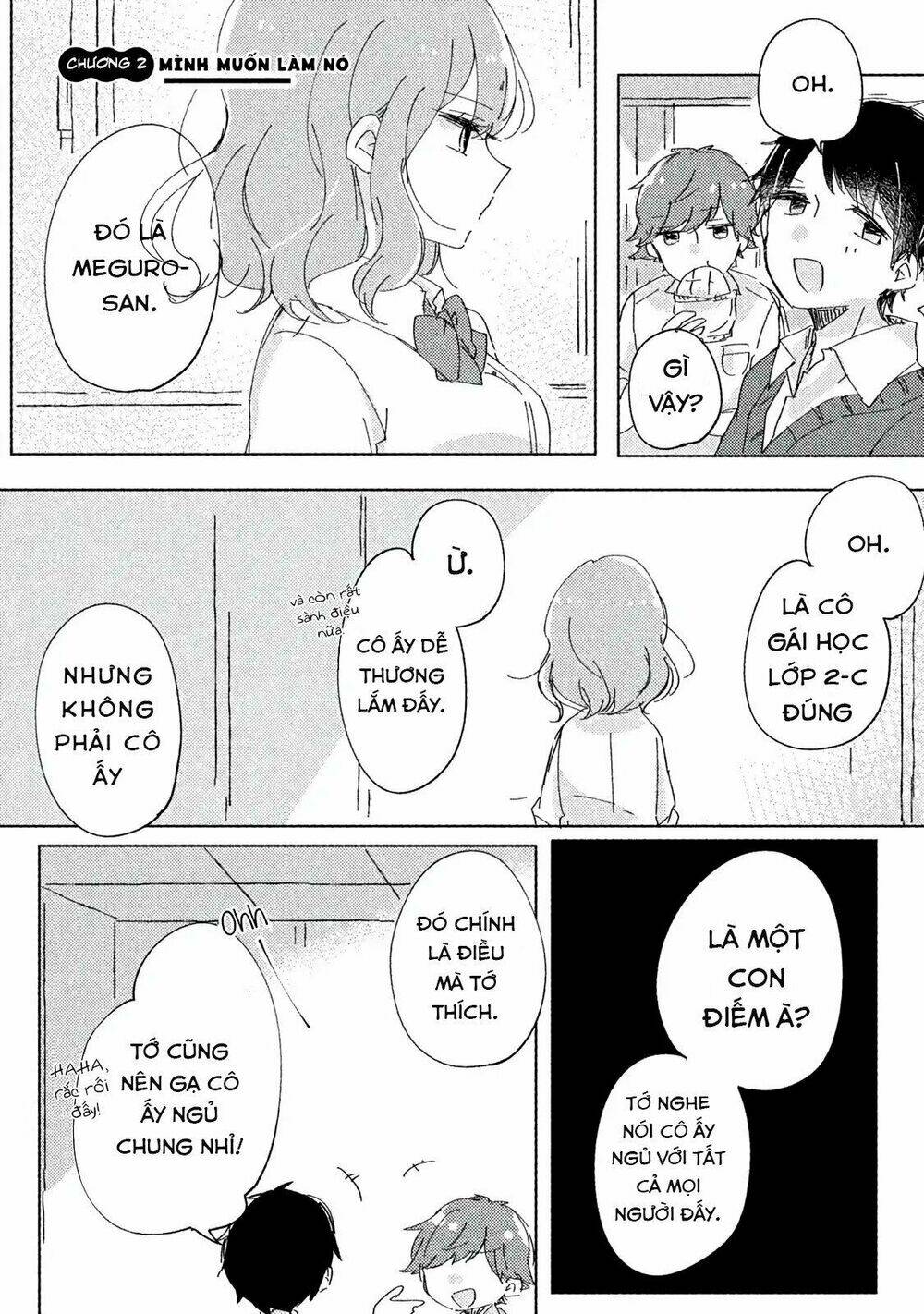 it's not meguro-san's first time chapter 2: mình muốn làm nó - Trang 2