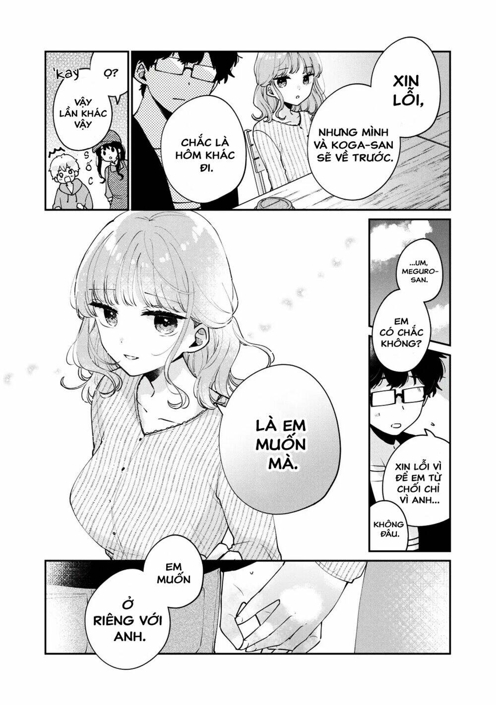 it's not meguro-san's first time chapter 56: sẽ là nói dối - Trang 2