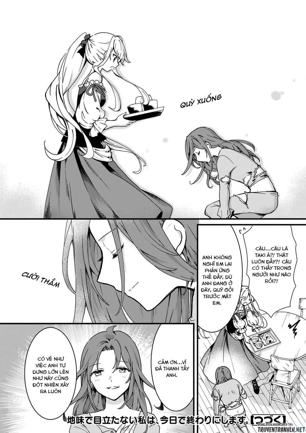 Jimide Medatanai Watashi Wa, Kyou De Owari Ni Shimasu Chapter 3 - Trang 2