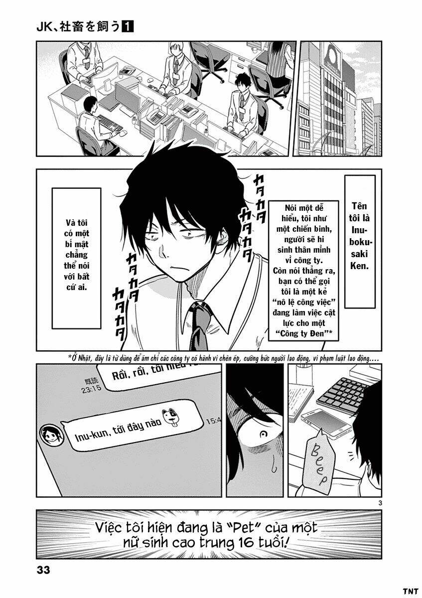 jk shachi wo kau chapter 2: inu-kun go - Next chapter 3: giờ cho ăn