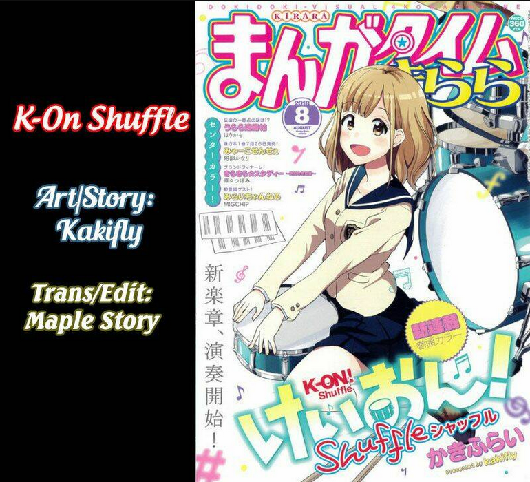 k-on shuffle chapter 12 - Next chapter 13