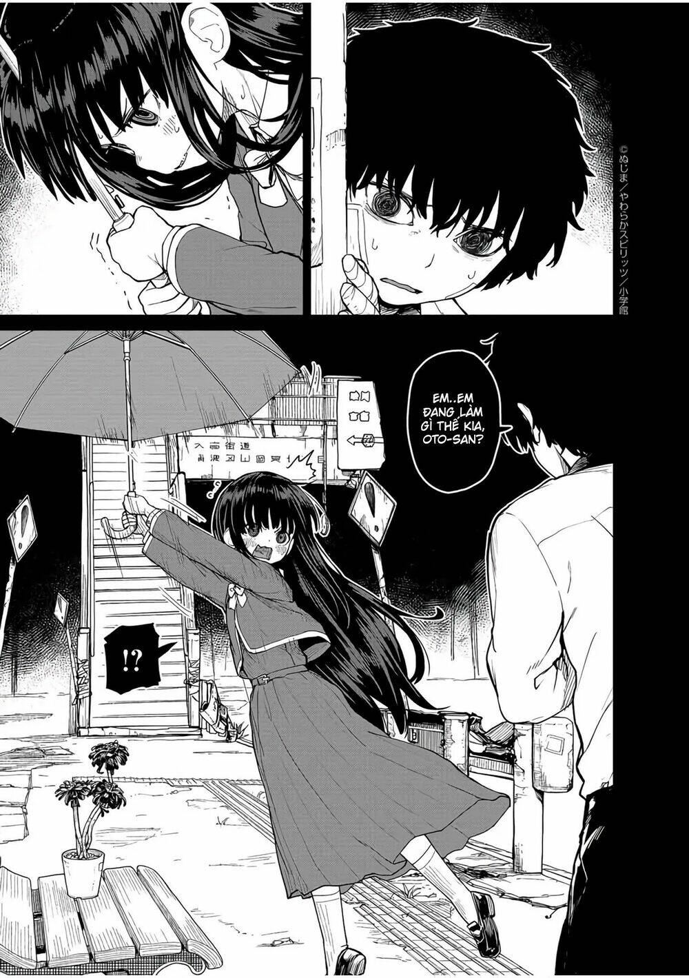 kaii to otome to kamigakushi chapter 14 - Trang 2