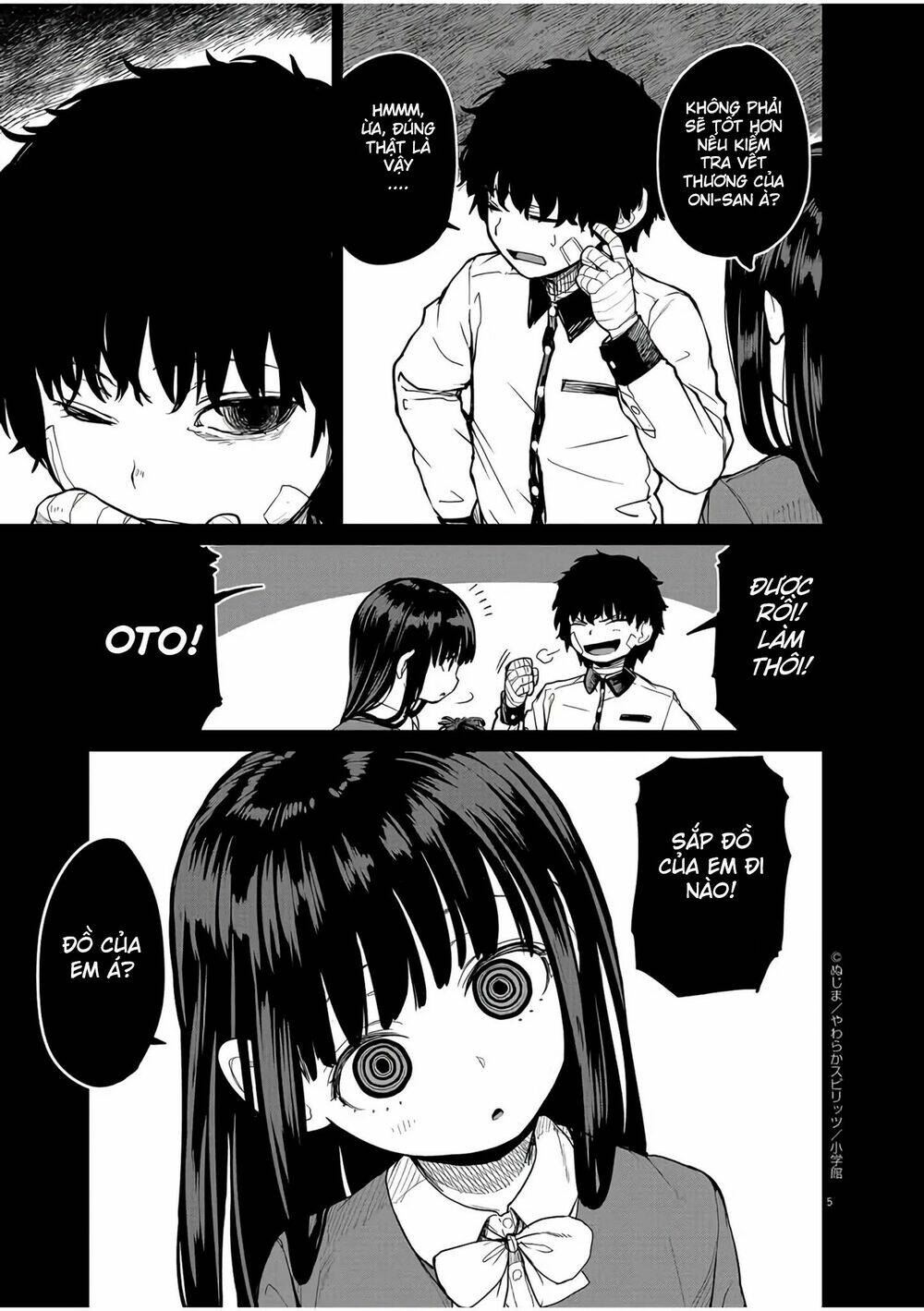 kaii to otome to kamigakushi chapter 14 - Trang 2