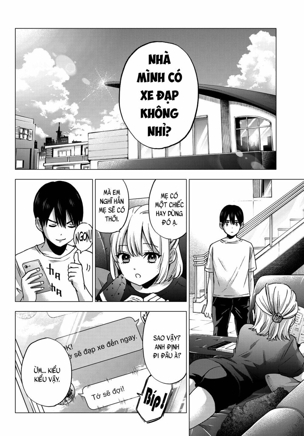 kakkou no iinazuke chapter 45: tôi muốn mau sớm thành người lớn! - Trang 2