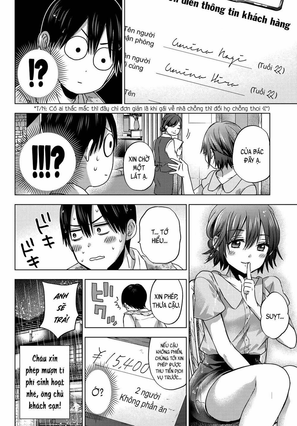 kakkou no iinazuke chapter 54: thế thì cậu thành đồng phạm rồi, umino-kun! - Next chương 55