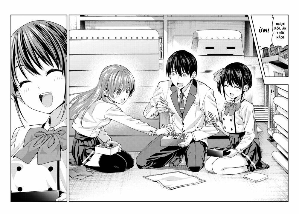 kanojo mo kanojo chapter 8: một nơi dành cho ba người họ - Trang 2