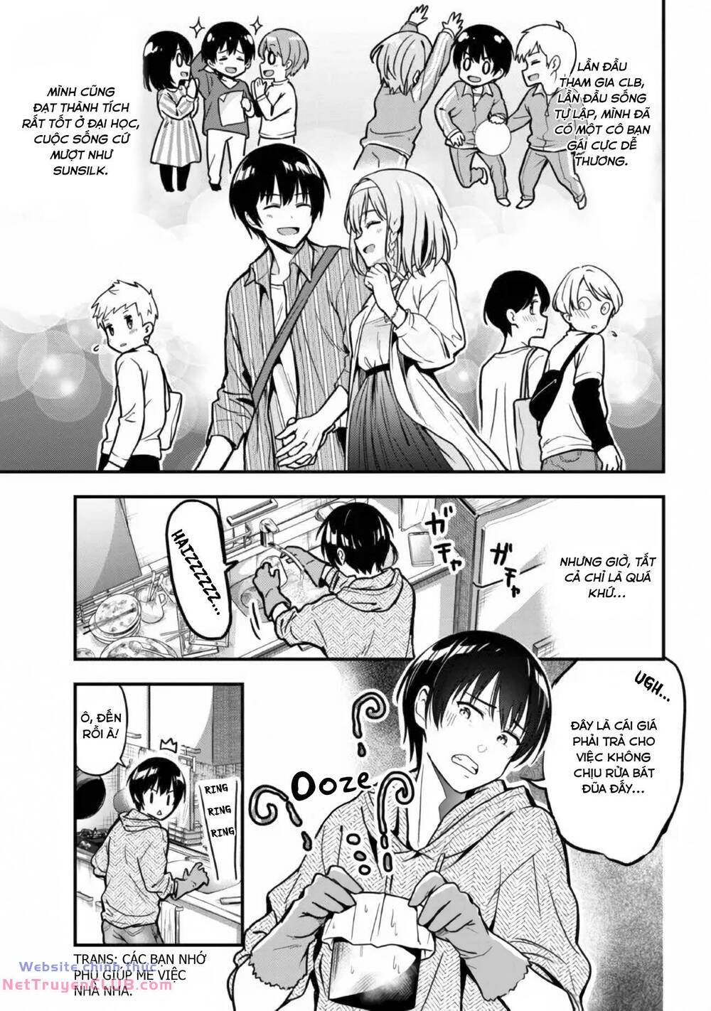 kanojo ni uwaki sareteita ore ga, koakuma na kouhai ni natsukareteimasu chapter 3 - Trang 2