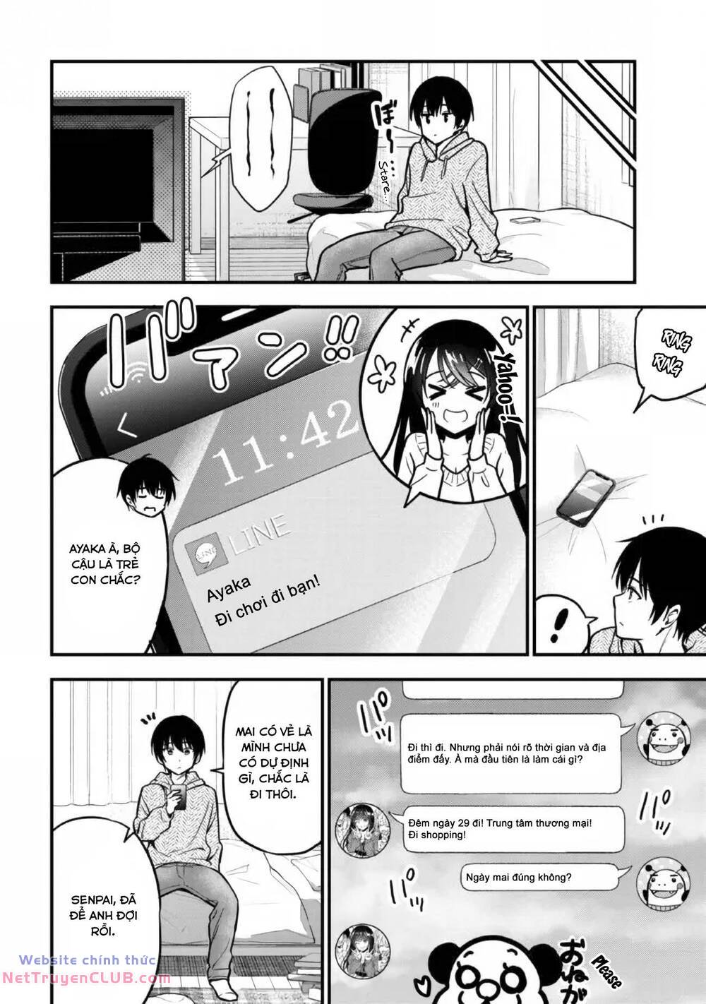 kanojo ni uwaki sareteita ore ga, koakuma na kouhai ni natsukareteimasu chapter 3 - Trang 2