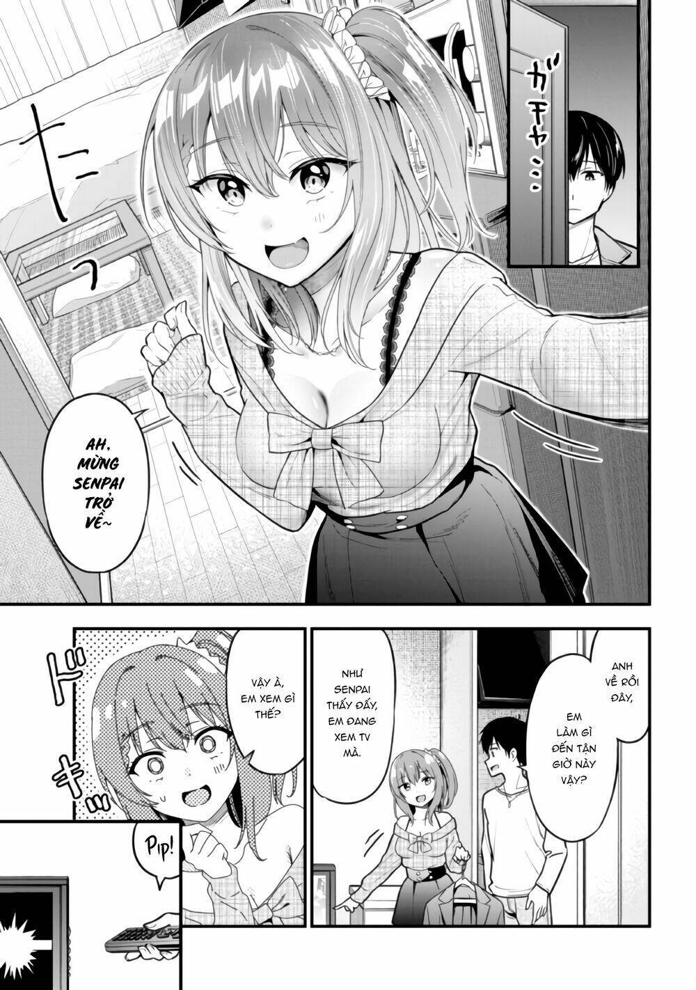 kanojo ni uwaki sareteita ore ga, koakuma na kouhai ni natsukareteimasu Chapter 7.2 - Next Chapter 8