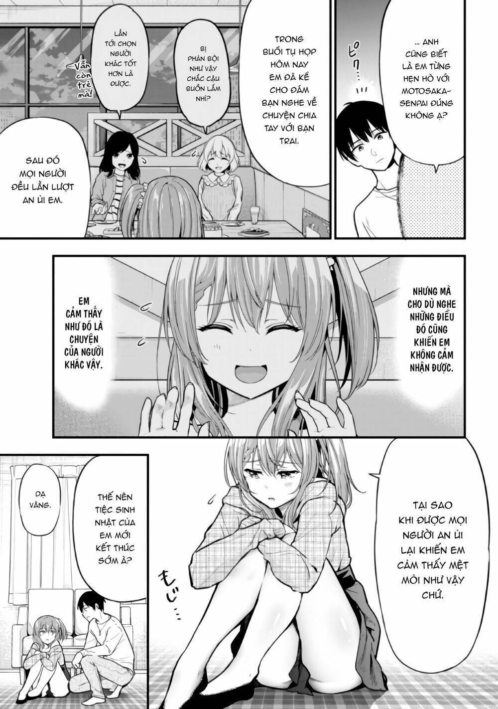 kanojo ni uwaki sareteita ore ga, koakuma na kouhai ni natsukareteimasu Chapter 7.2 - Next Chapter 8