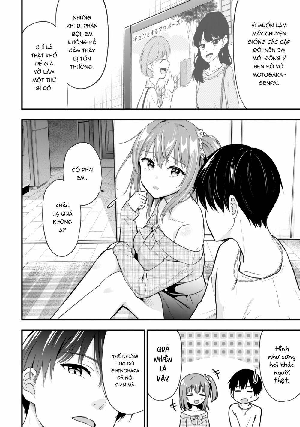 kanojo ni uwaki sareteita ore ga, koakuma na kouhai ni natsukareteimasu Chapter 7.2 - Next Chapter 8