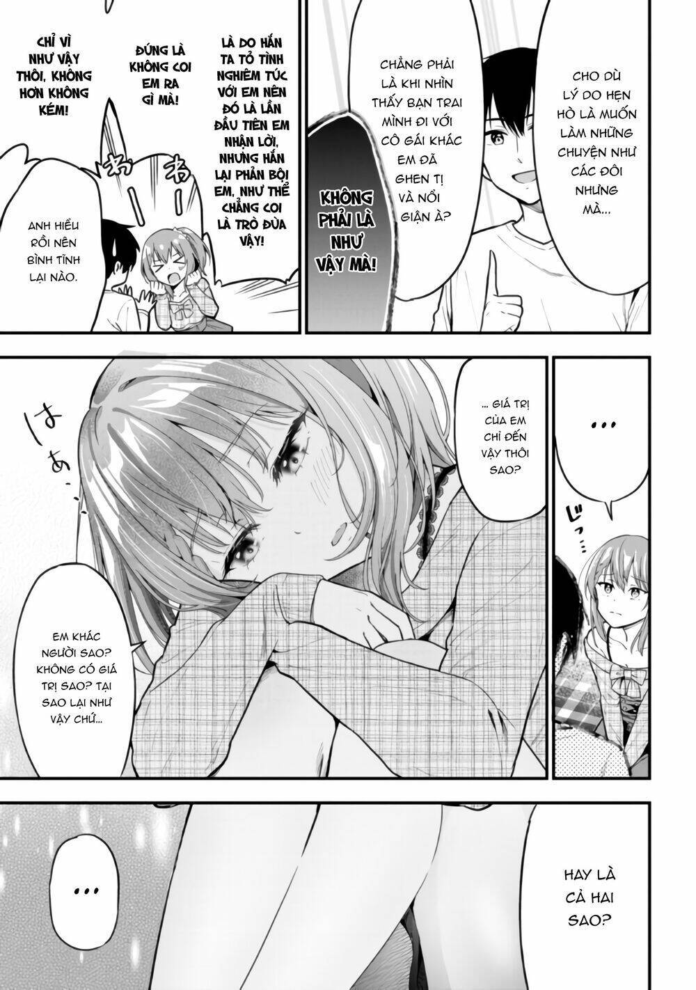 kanojo ni uwaki sareteita ore ga, koakuma na kouhai ni natsukareteimasu Chapter 7.2 - Next Chapter 8