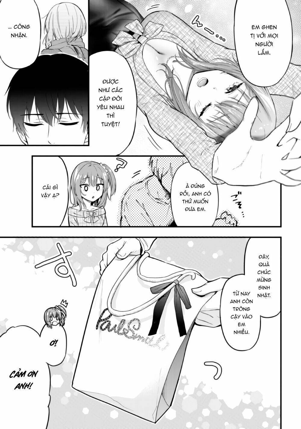 kanojo ni uwaki sareteita ore ga, koakuma na kouhai ni natsukareteimasu Chapter 7.2 - Next Chapter 8