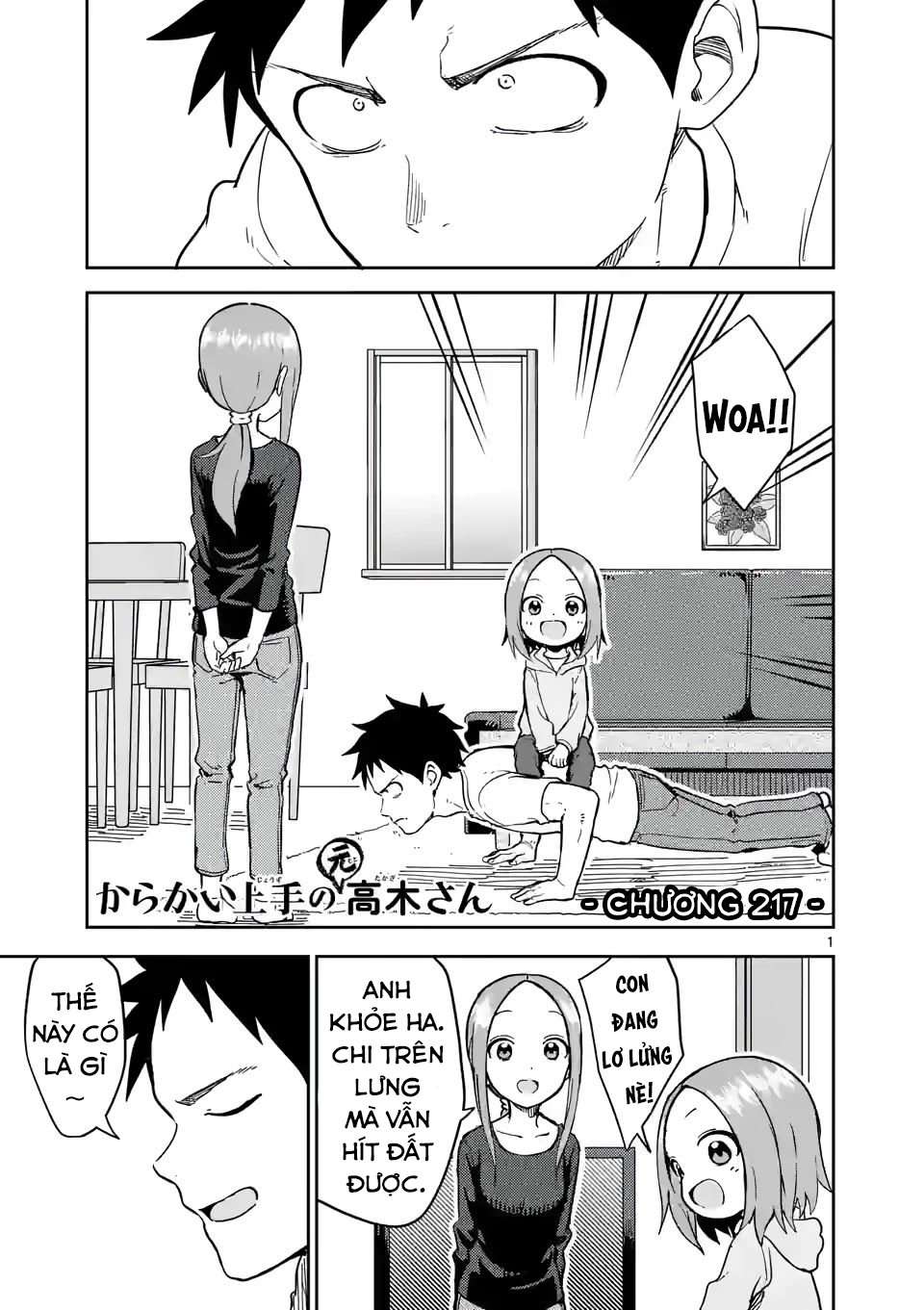 Karakai Jouzu no (Moto) Takagi-san Chapter 217 - Trang 2