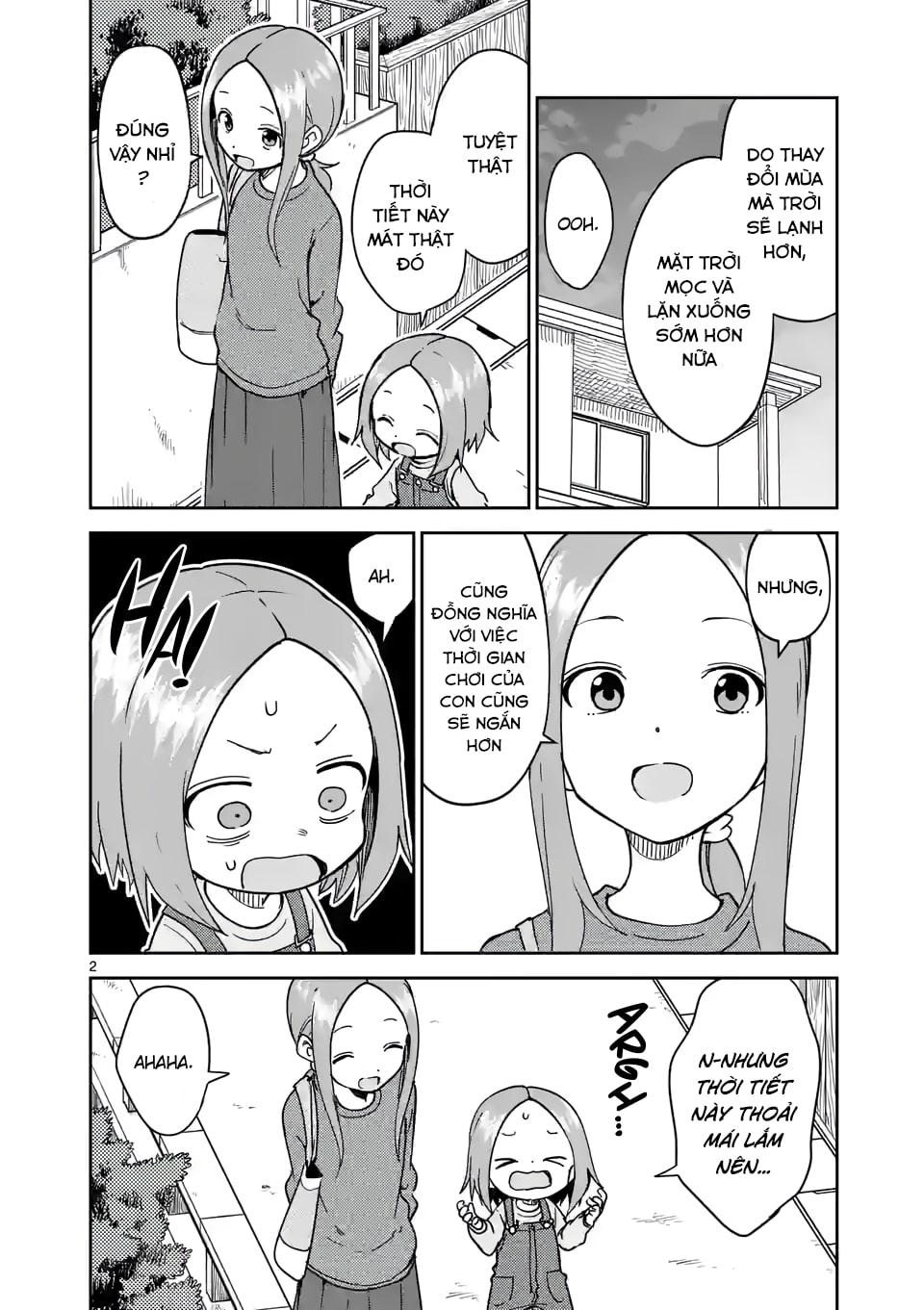 Karakai Jouzu no (Moto) Takagi-san Chapter 249 - Trang 2