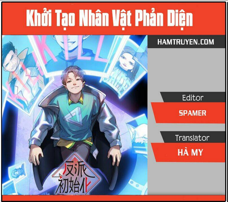 khởi tạo nhân vật phản diện chapter 2 - Trang 2