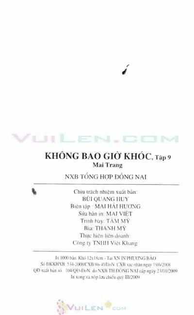 Không Bao Giờ Khóc Chapter 9 - Trang 2