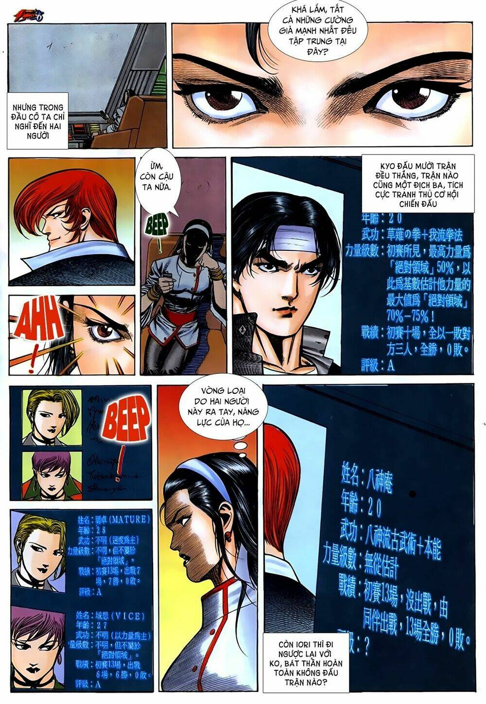 king of fighters toàn tập chapter 13 - Next chương 14