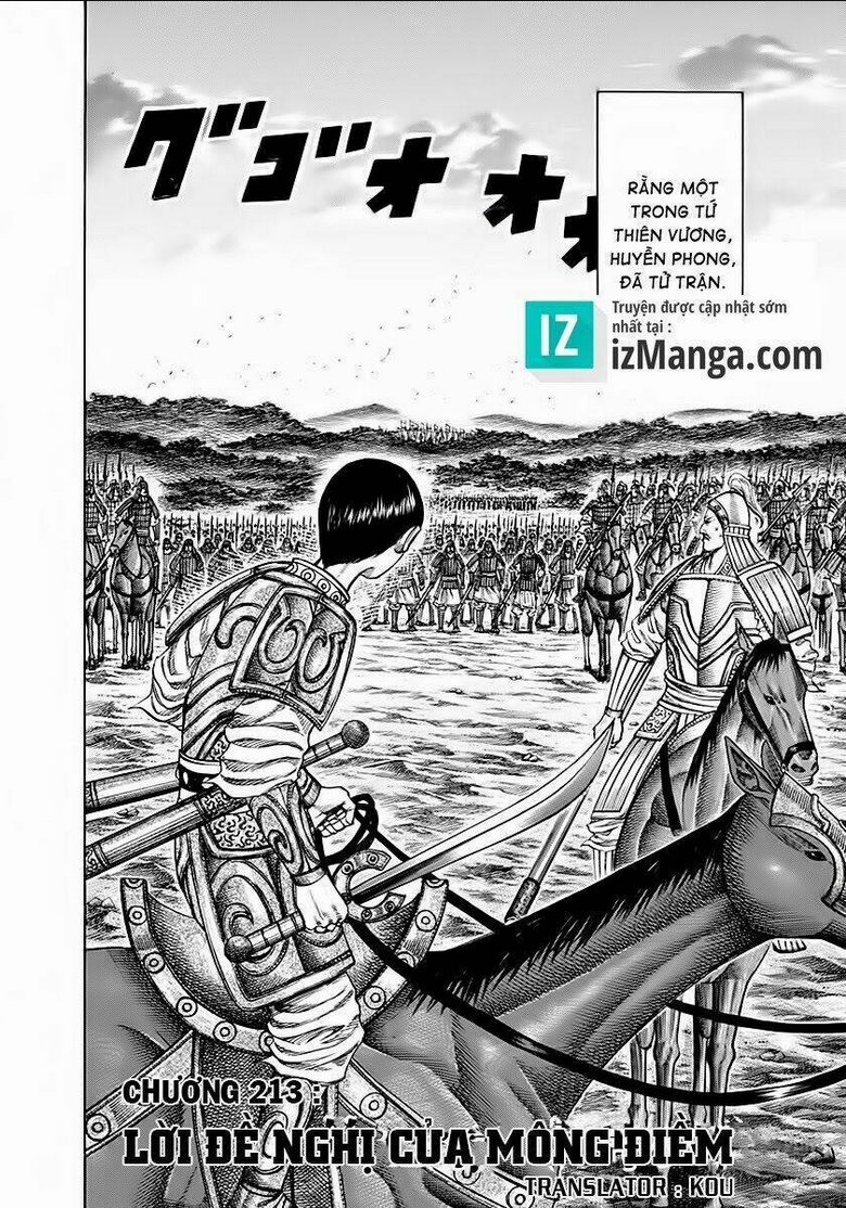 kingdom - vương giả thiên hạ chapter 213 - Next chapter 214