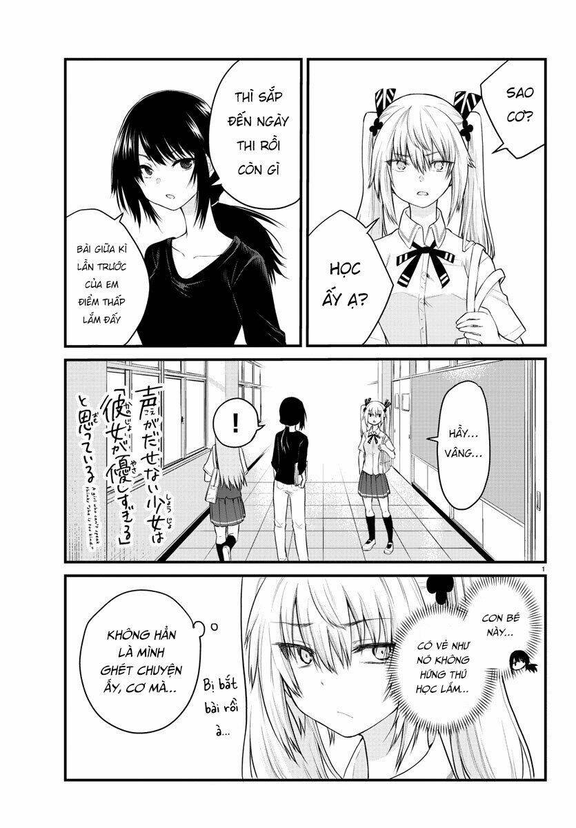 Koe Ga Dasenai Shoujo Wa "Kanojo Ga Yasashisugiru" To Omotte Iru Chapter 16 - Next Chapter 17