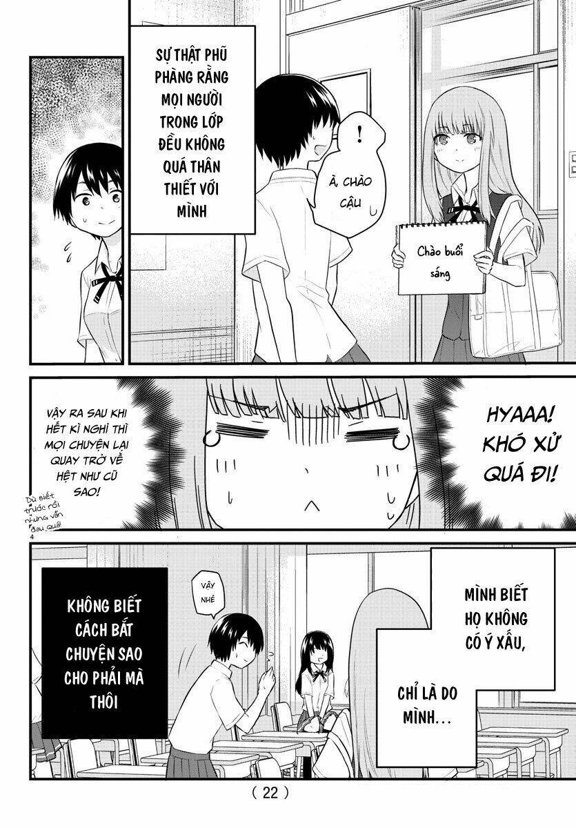 Koe Ga Dasenai Shoujo Wa "Kanojo Ga Yasashisugiru" To Omotte Iru Chapter 28 - Trang 2