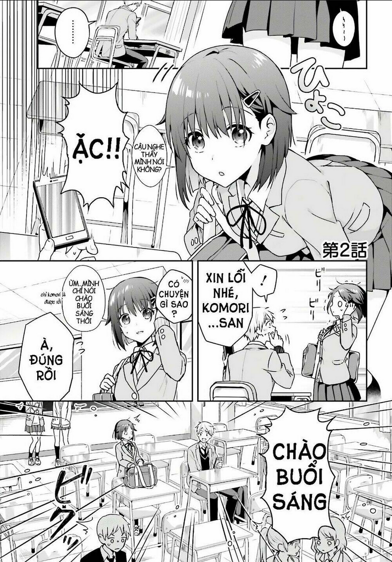 komori-san trầm lặng và oobayashi-kun ồn ào chapter 2 - Trang 2