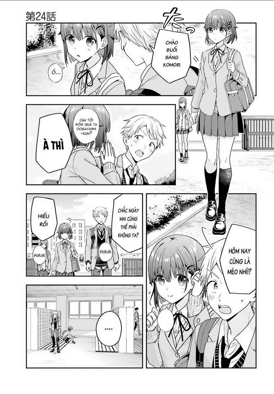 komori-san trầm lặng và oobayashi-kun ồn ào chapter 24 - Trang 2