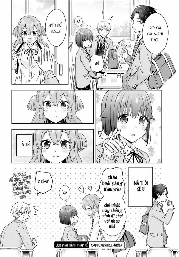 komori-san trầm lặng và oobayashi-kun ồn ào chapter 28 - Trang 2