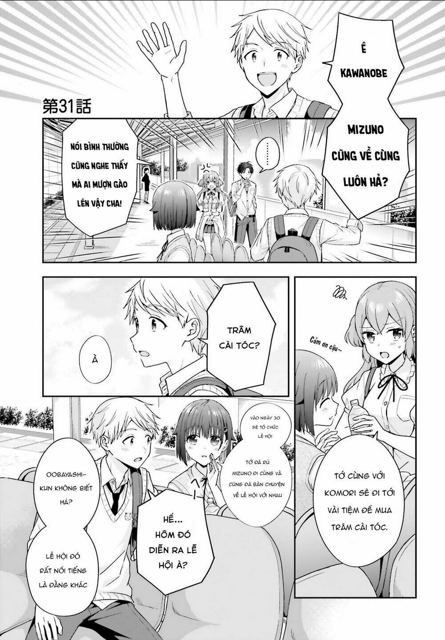 komori-san trầm lặng và oobayashi-kun ồn ào chapter 31 - Trang 2