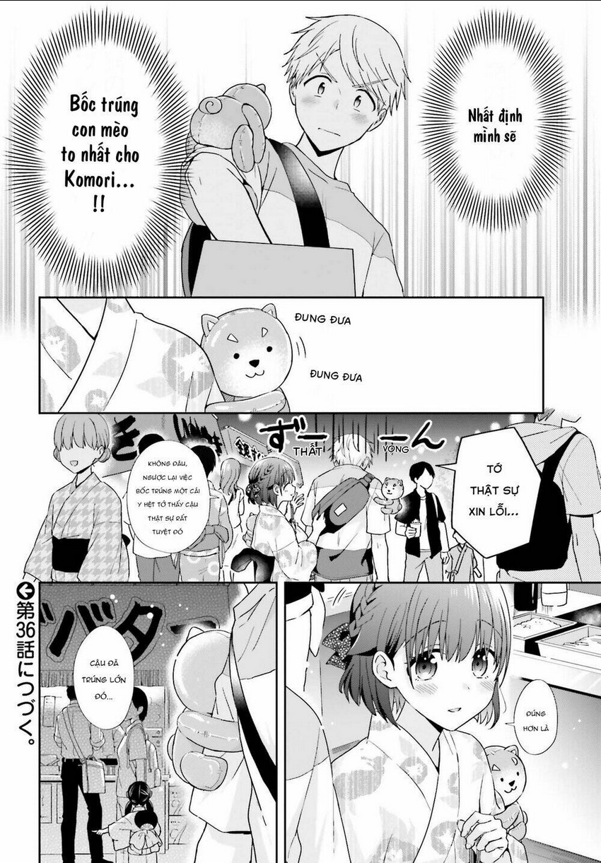 komori-san trầm lặng và oobayashi-kun ồn ào chapter 35 - Trang 2