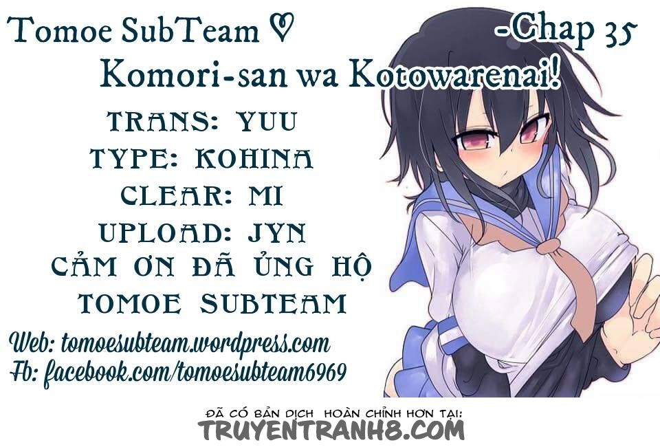 komori-san wa kotowarenai chương 35 - Next chương 36