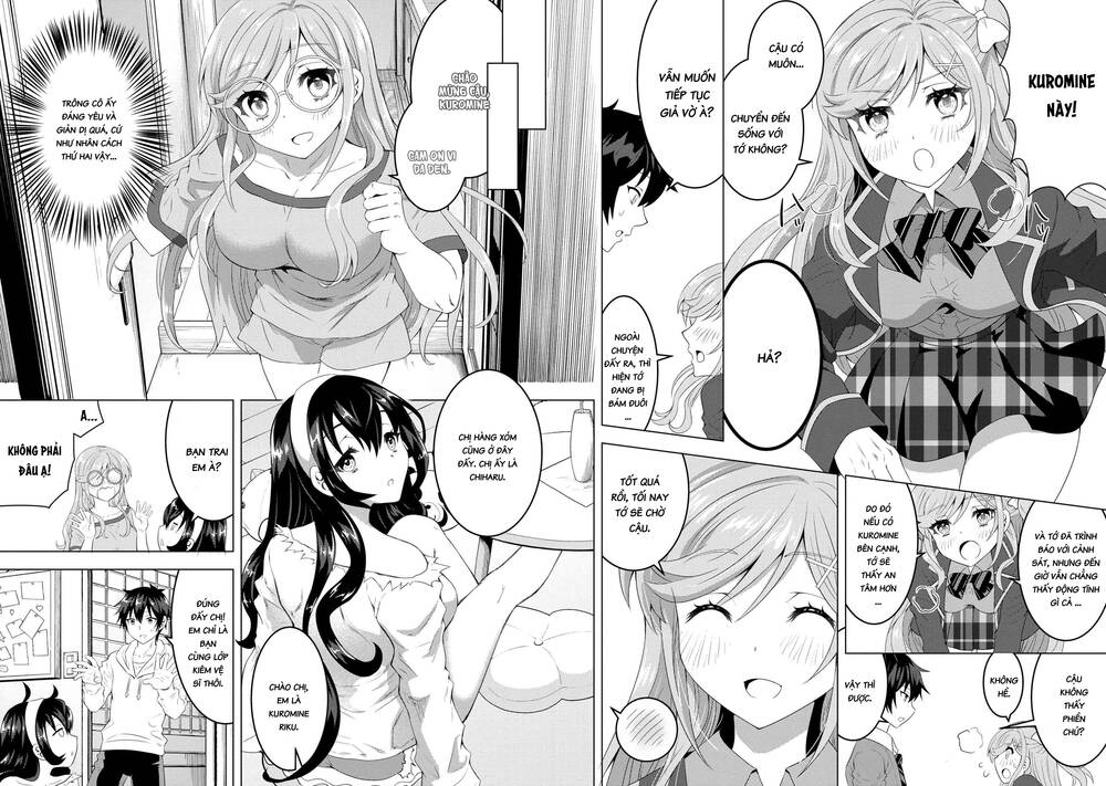 konbini goutou kara tasuketa jimi tenin ga, onaji kurasu no ubude kawaii gyarudatta chapter 2 - Trang 2